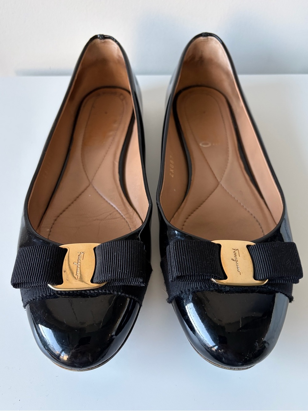 Ferragamo Varina Bow Flats